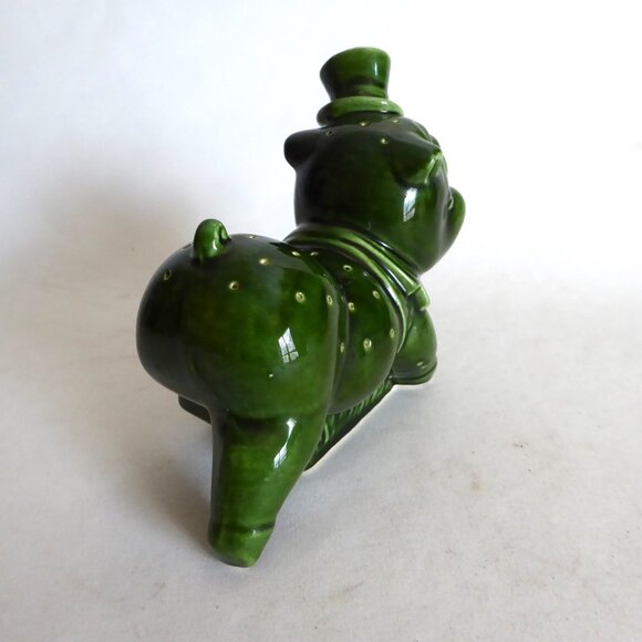 VINTAGE MCM 1950’s TOP HAT PIG TOOTHPICK HORS D’OEUVES PICK HOLDER - Picture 4 of 11